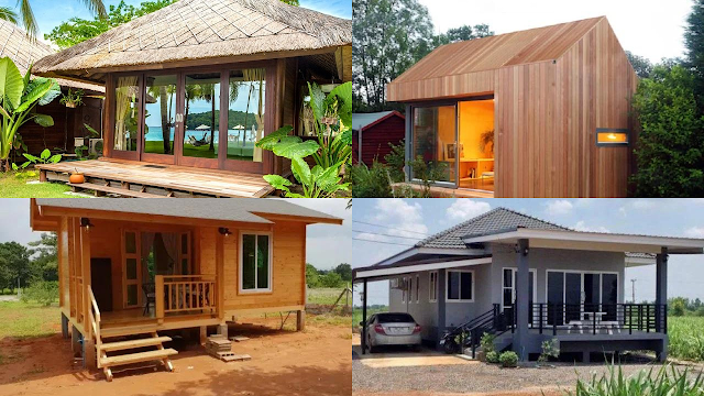 village house low budget village single floor home front design