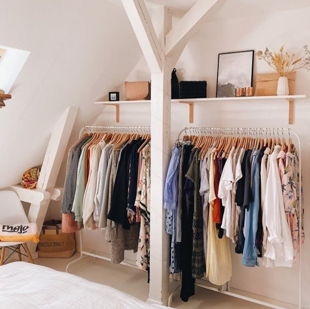 simple organizing bedroom closet design ideas