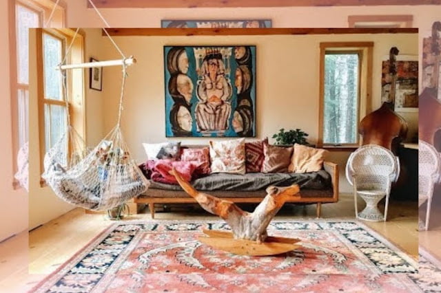 minimalist boho living room pictures
