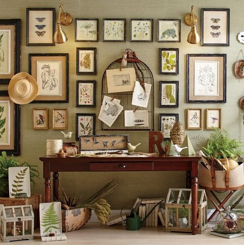 arranging the living room