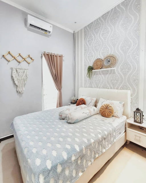 dekorasi bilik tidur kecil tanpa katil