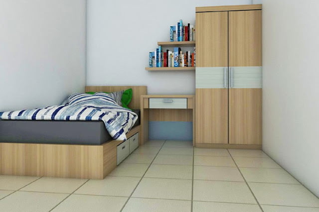 bedroom layout ideas with desk