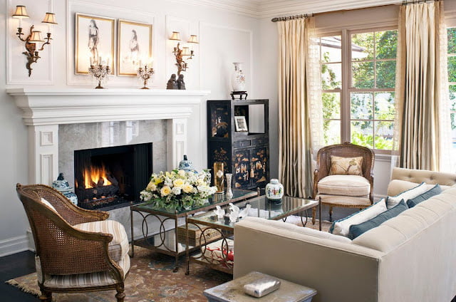 living room decor ideas with fireplace