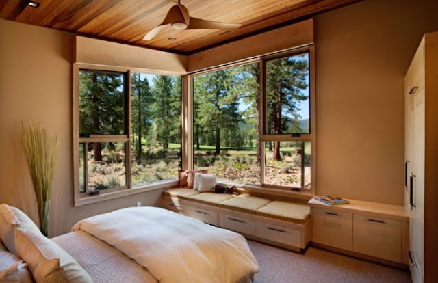 big window design for bedroom