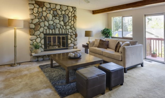 Interior decoration of living room