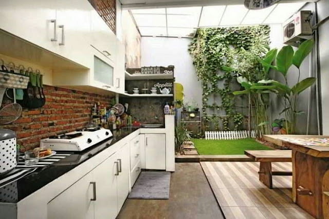 interior design for small living room with open kitchen