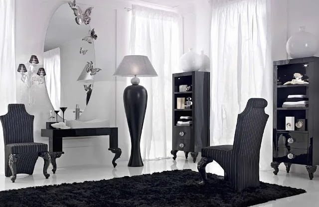 wall colors for black furniture