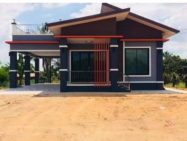 natural low budget simple house design
