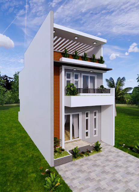 6x12 Meter 5 Bedroom House Plan