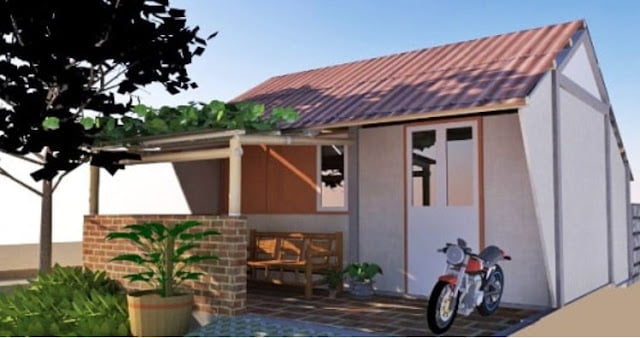 low budget single floor house design