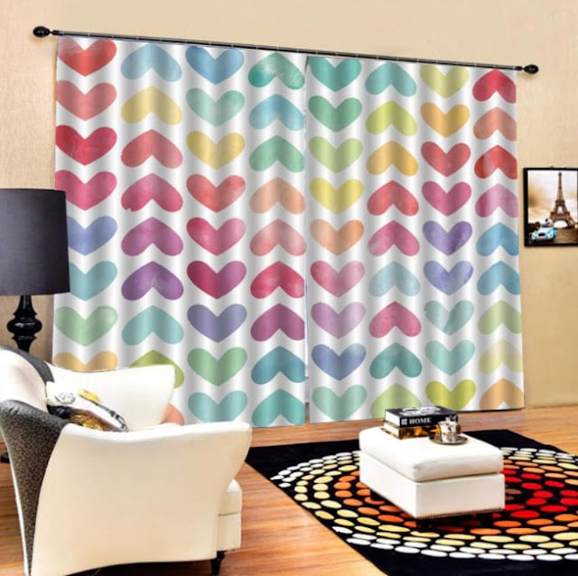 colorful curtains for living room