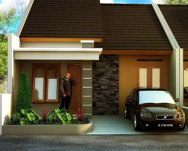 simple modern one story house