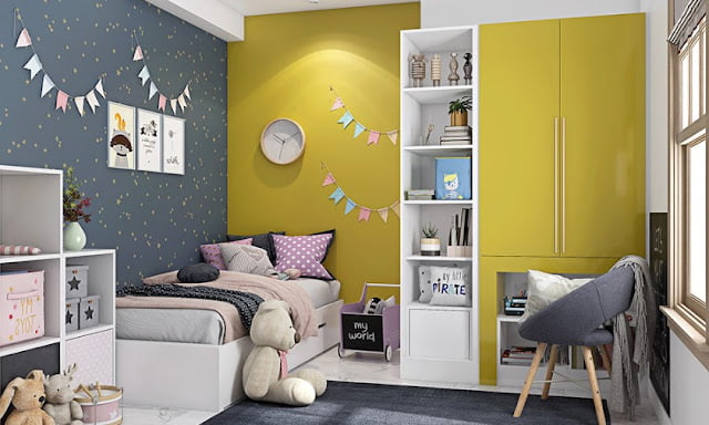 modern wardrobe with study table design modern wardrobe with study table design