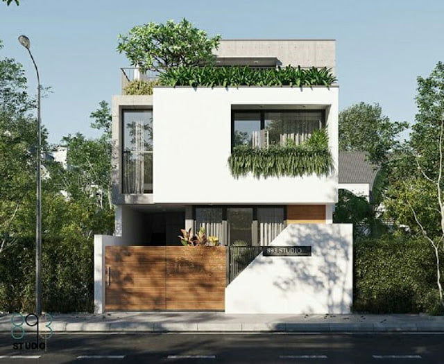 small two storey house plans with balcony