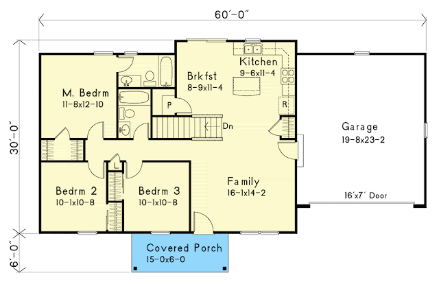 farm house plans with bedroom together