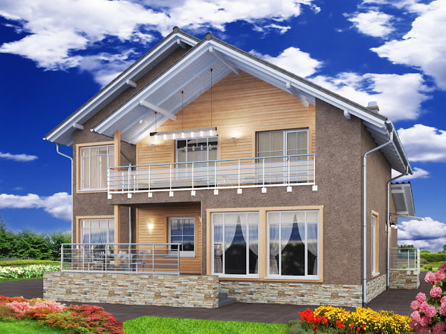 two story house plans with balconies