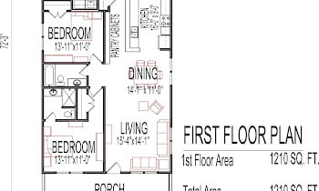 One Story House Plans With Bedrooms On Same Side