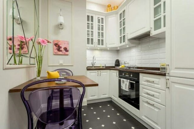 Interior design of a small kitchen Interior design of a small kitchen
