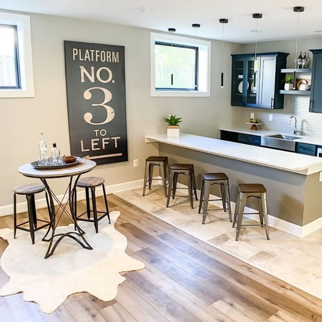 basement wall decorating ideas