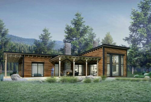 Modern One Story House Layout