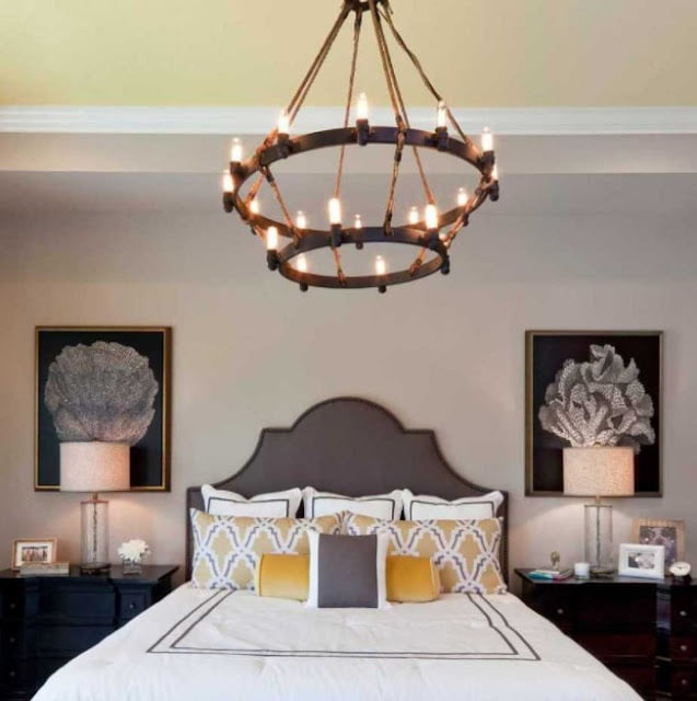bedroom chandelier ideas