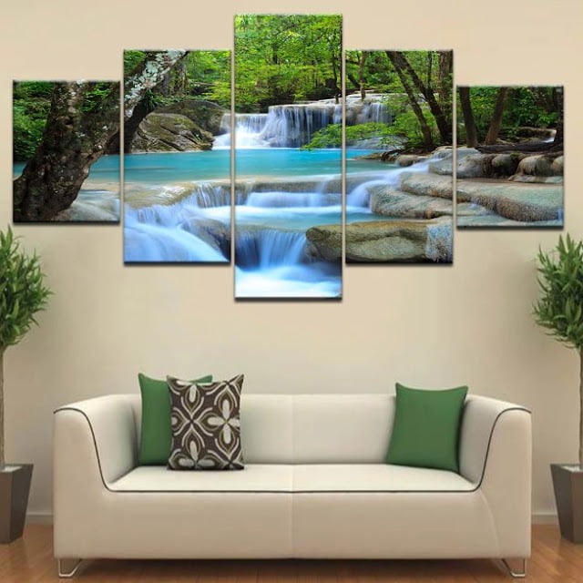 feng shui wall art living room