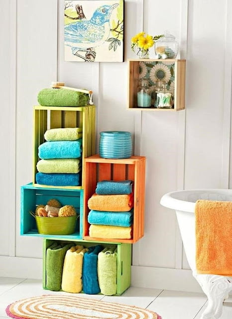 bathroom towel decorating ideas