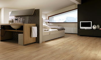 Modern Wood House Flooring and Interior Model