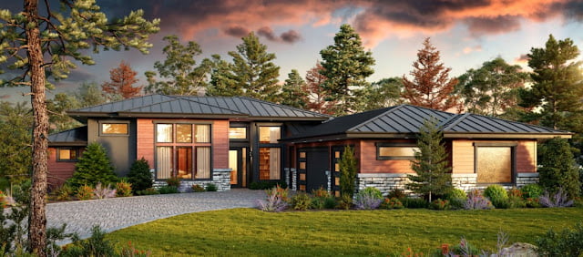 one story contemporary house plans