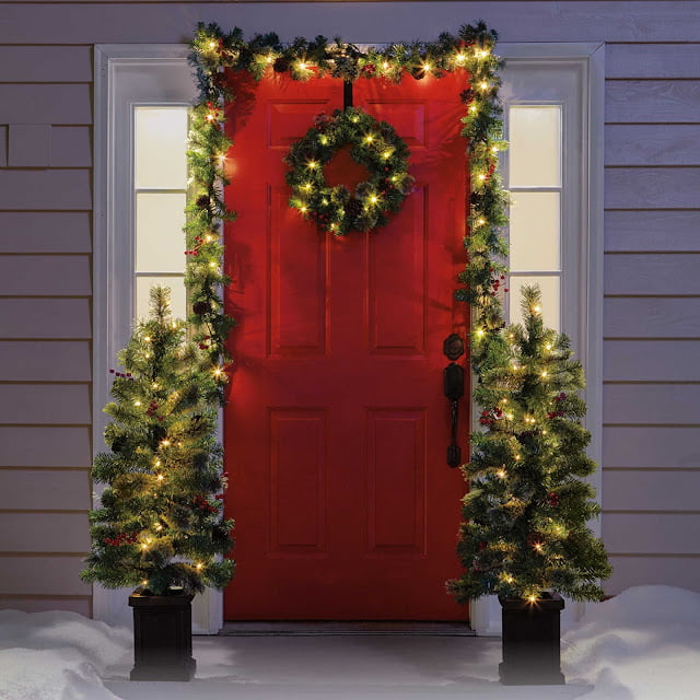 easy christmas door decorating ideas easy christmas door decorating ideas