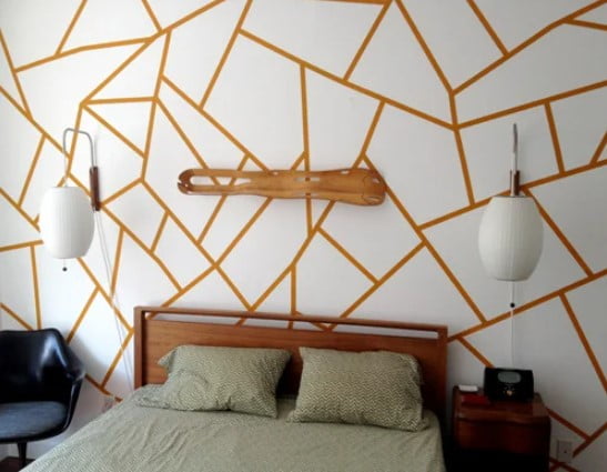 simple geometric wall design simple geometric wall design