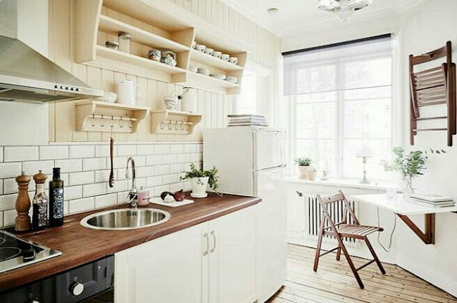 Interior design of a small kitchen Interior design of a small kitchen