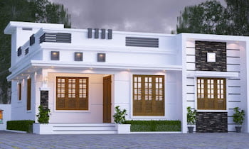 Modern Single Floor House Design - Luxury & Elegant