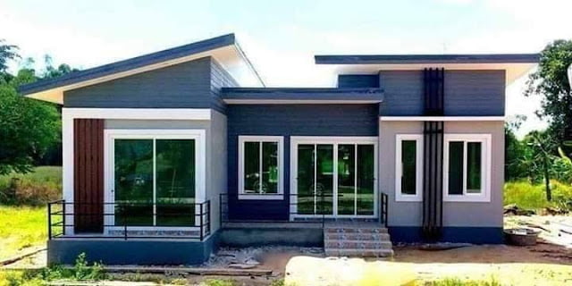natural low budget simple house design