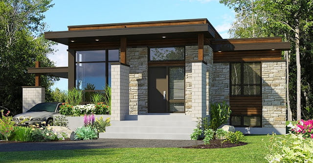 one story contemporary house plans