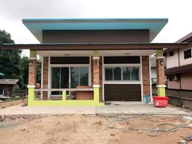 natural low budget simple house design