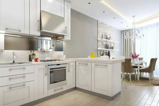 Interior design of a small kitchen Interior design of a small kitchen