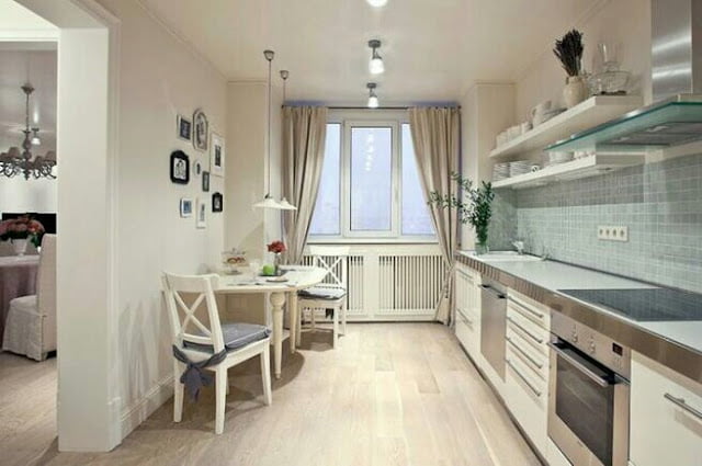 Interior design of a small kitchen Interior design of a small kitchen