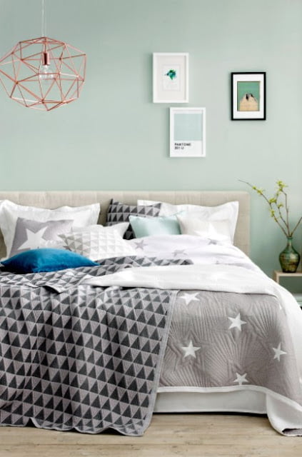 mint green interior design