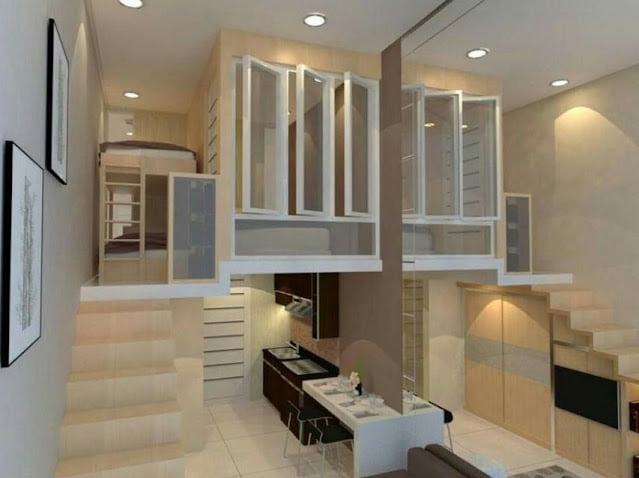 simple interior design for studio type room