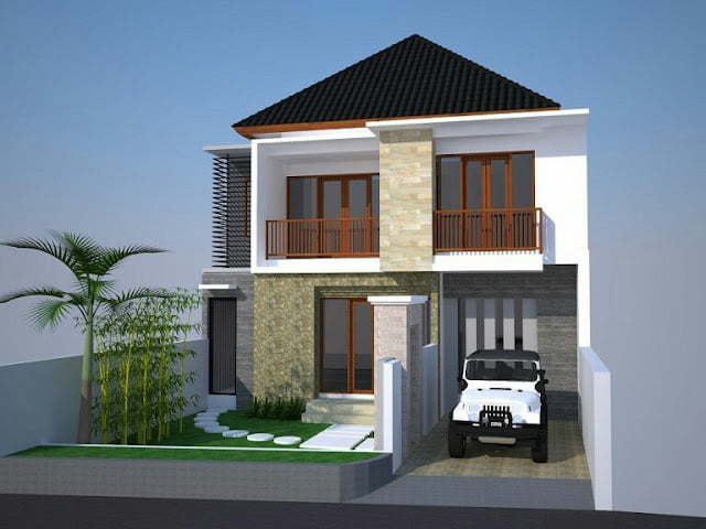 2 Floor House Design Type 54