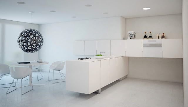 white minimalist kitchen design white minimalist kitchen design