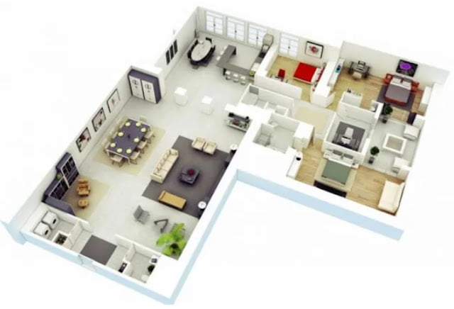 simple low budget modern 3 bedroom house design