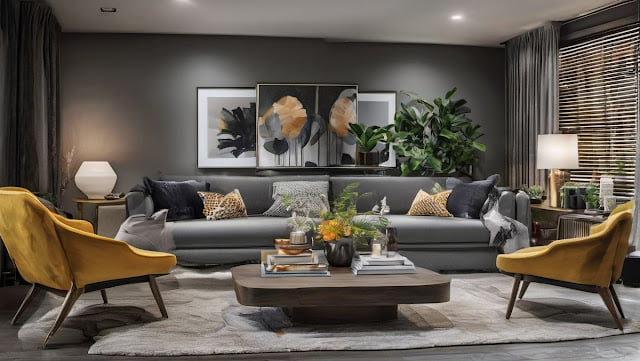 living room decor ideas grey couch