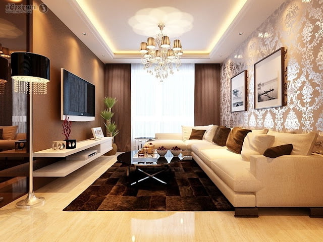 cream and brown living room ideas
