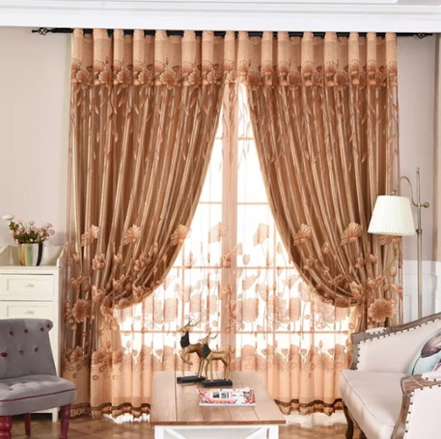 double curtain ideas for bedroom