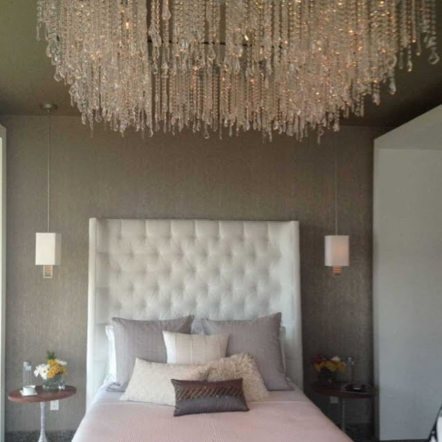 bedroom chandelier ideas