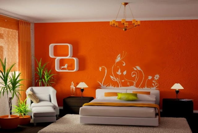 orange two colour combination for bedroom walls orange two colour combination for bedroom walls