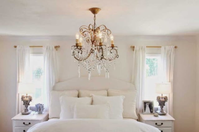 bedroom chandelier ideas