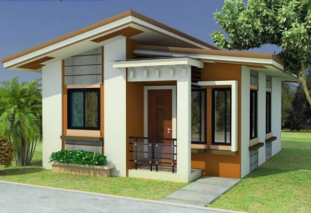 natural low budget simple house design